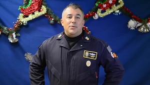 Boxer CMC Jose J. Ramiro Holiday Greeting Spanish