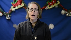 Lt. Cmdr. Charity Edgar Holiday Greeting