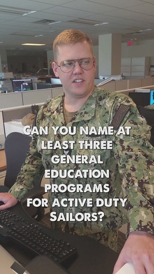 Navy Education Programs Video for All Hands Social Media