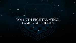 419th Fighter Wing Holiday Message
