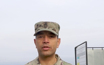 Sustainment Soldier gives Holiday Shoutout in Spanish