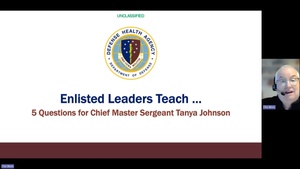 Enlisted Leaders Teach webinar