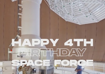 United States Space Force 4th Birthday (Square)