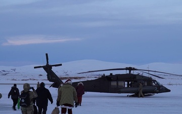 Alaska National Guard brings holiday cheer to Golovin