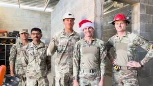 Deployed Iowa National Guard Members wish Happy Holidays to people back home.
