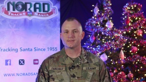 2023 NORAD Tracks Santa Program Pre-recorded Interview CSM Corey Fairchild