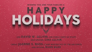 CSAF, CMSAF, and Spouses 2023 Holiday Message (30 sec)
