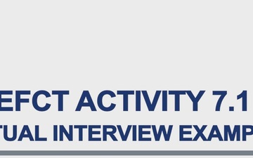 Virtual Interview Example