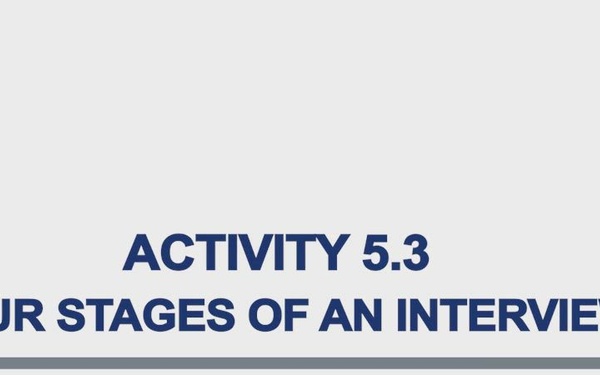 Four Stages of an Interview
