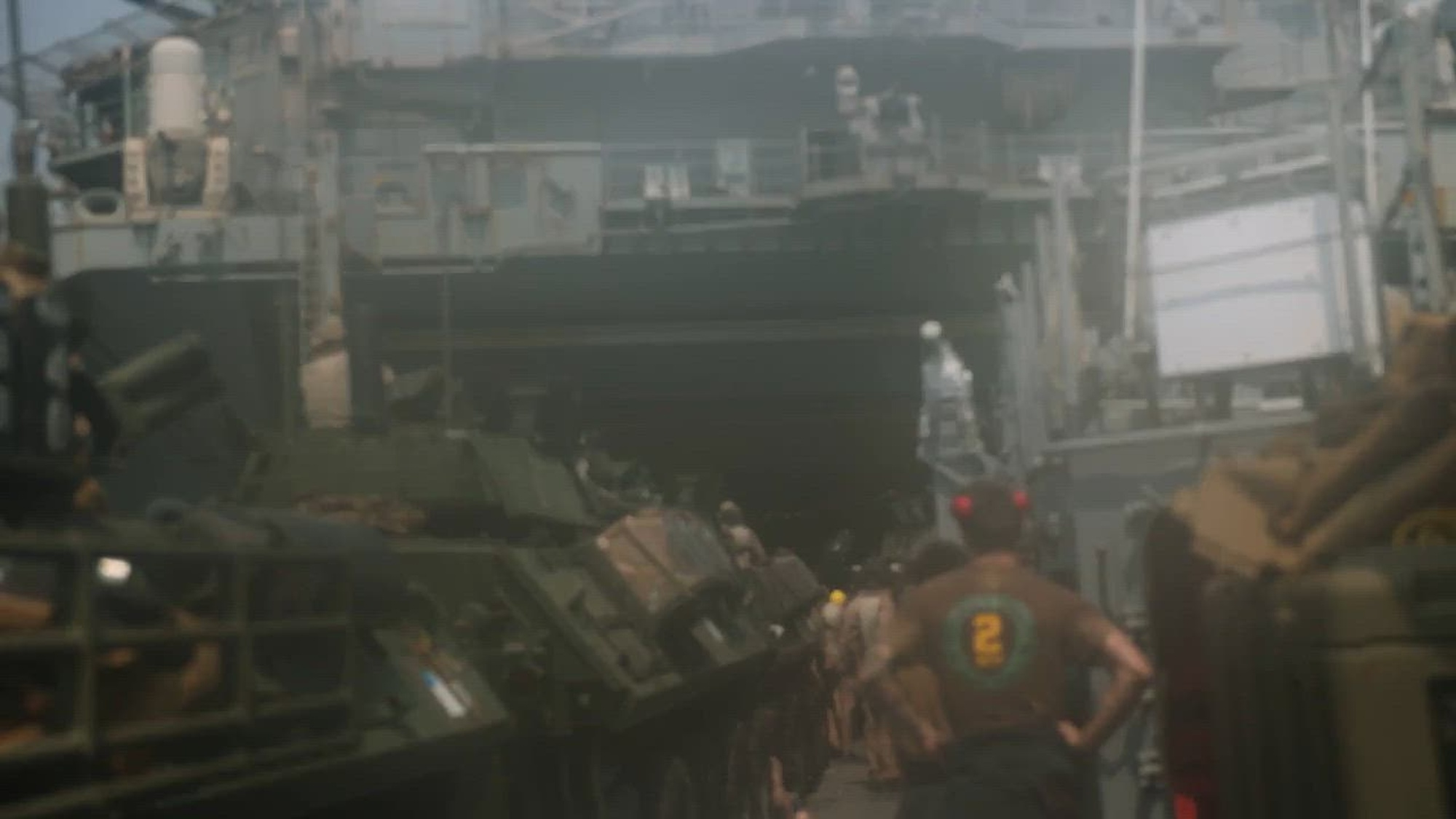 231029-N-HA192-1001<br />U.S. 5TH FLEET AREA OF OPERATIONS (Oct. 29, 2023) Sailors assigned to Wasp-class amphibious assault ship USS Bataan (LHD 5) explain the responsibilities of the oil lab aboard the ship, Oct. 29, 2023. Components of the Bataan Amphibious Ready Group and 26th Marine Expeditionary Unit (Special Operations Capable) are deployed to the U.S. 5th Fleet area of operations to help ensure maritime security and stability in the Middle East Region. (U.S. Navy photo by Mass Communication Specialist 2nd Class Matthew F. Brown)