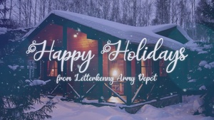 Letterkenny Army Depot Command Team Holiday Greetings