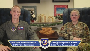 Third Air Force Holiday Message 2023
