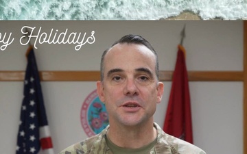 Hawaii Wildfire Recovery Holiday Greeting – U.S. Army Corps of Engineers Command Chaplain Col. Geoff Bailey