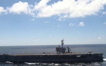 USS Theodore Roosevelt Operates in the Pacific Ocean