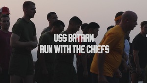 USS BATAAN HOLDS 5K RUN WITH THE CHIEFS