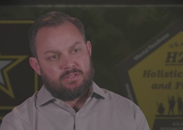 Hunter Treuchet, 1st Brigade Combat Team 82nd Airborne Division, Holistic Health and Fitness Program Director discusses the talent within his H2F Team