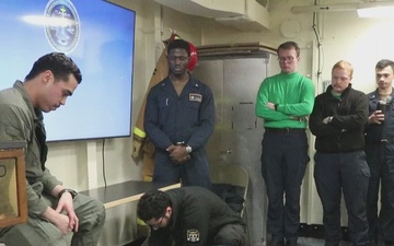 USS Gerald R. Ford Sailors Conduct CPR Training