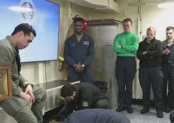 USS Gerald R. Ford Sailors Conduct CPR Training
