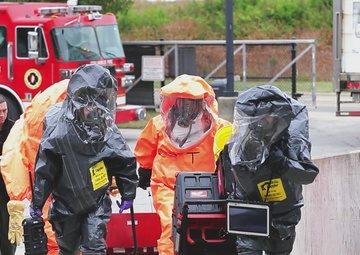 52nd CST works with partner agencies during Operation Stadium White Powder Drill
