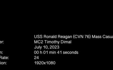 Mass Casualty Drill aboard USS Ronald Reagan (CVN 76)