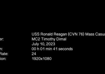 Mass Casualty Drill aboard USS Ronald Reagan (CVN 76)