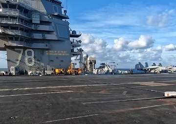 USS Gerald R. Ford (CVN 87) Flight Deck B-Roll