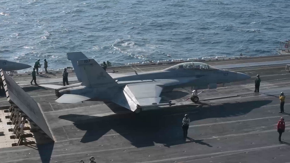DVIDS - Video - USS Dwight D. Eisenhower Conducts Flight Operations