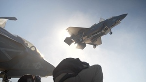B-Roll: VMFA-225 Lands Aboard USS Boxer during Integrated Training