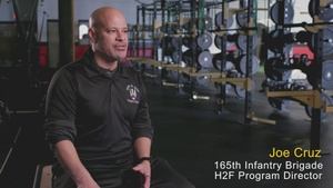 Joe Cruz, 165th Infantry Brigade, Holistic Health and Fitness Program Director discusses the talent within his H2F team