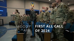 23rd Wing Commander conducts first all call of 2024