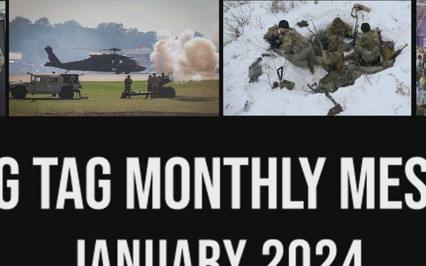 TAG Monthly Message - January 2024