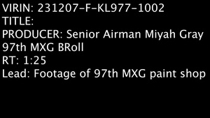 97th MXG broll package