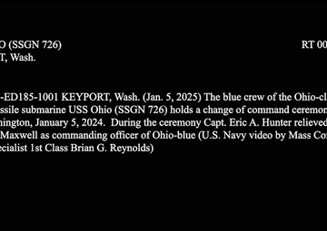 Ohio-Blue Holds Change of Command Ceremony