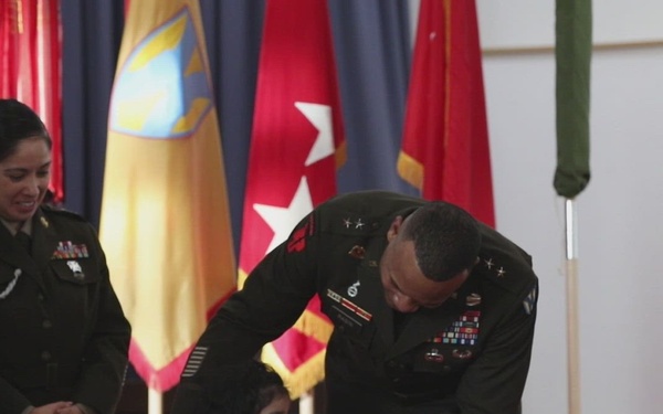 21st Theater Sustainment Command Hosts Honorary Promotion for Little One-Star General