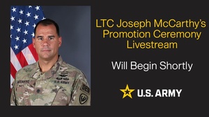 COL Joseph McCarthy Promotion