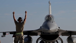 Airmen launch F-16s during Exercise Ballast Cannon