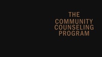Community Counseling Program