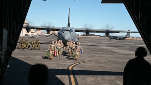 Yokota participates in JGSDF New Year's Jump 2024 (B-Roll)