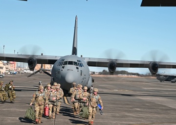 Yokota participates in JGSDF New Year's Jump 2024 (B-Roll)