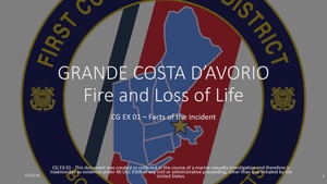 Coast Guard Exhibit 01 - Facts of the Incident - Grande Costa D'Avorio