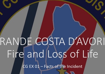 Coast Guard Exhibit 01 - Facts of the Incident - Grande Costa D'Avorio