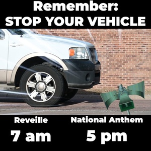 Stop for Reveille and the National Anthem - Social Media Video