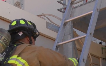 Firefighter challenge at AB 201 to ring in new year (social media video)