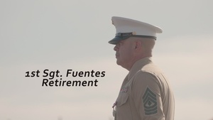 1st Sgt. Fuentes Retirement