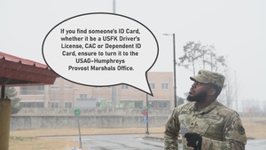 Lost IDs at Camp Humphreys