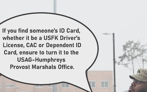 Lost IDs at Camp Humphreys