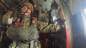B-Roll: JGSDF and U.S. Army New Year's Jump 2024 (GoPro)