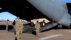 4-60 ADA BN loads vehicles on C-17 for exercise B-ROLL
