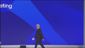 Secretary of State Antony J. Blinken participates in a moderated conversation with Tom Friedman at the World Economic Forum in Davos, Switzerland