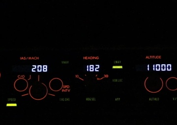 P-8A Poseidon Night Approach